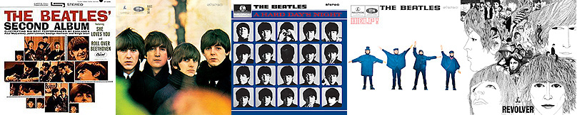 Five Beatles Albums